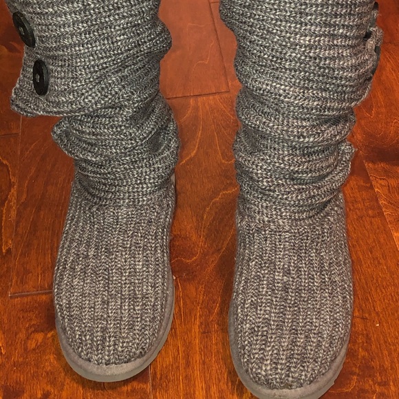 UGG Shoes - gray sock uggs